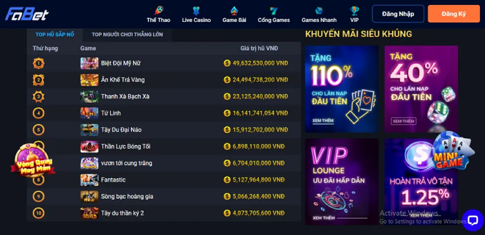 Khuyến mãi nạp lại hàng ngày cho cá cược thể thao Khin789 Login